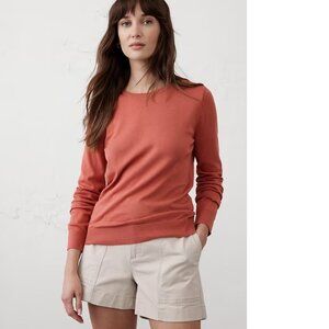 Banana Republic Forever Crew Sweater Dusty Cedar NWT! Soft